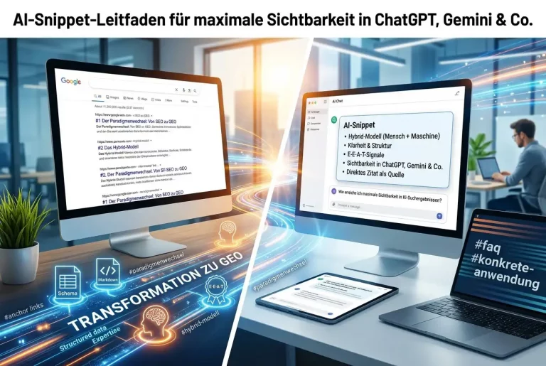 AI-Snippet-Leitfaden für maximale Sichtbarkeit in ChatGPT, Gemini & Co.